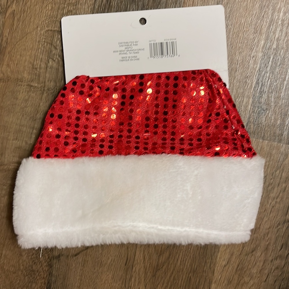 Sequin Santa hat - Picture 2 of 2